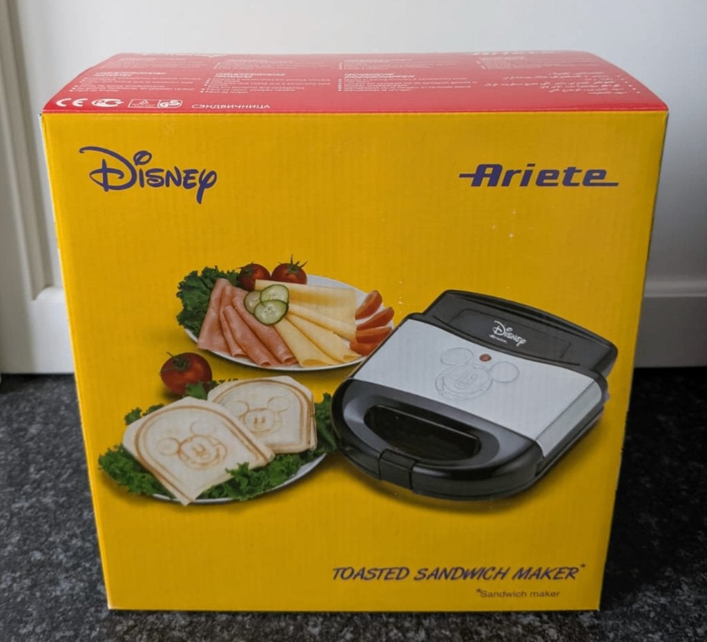 Disney Mickey Mouse Tosti-apparaat NIEUW in Originele Doos!, Ophalen of Verzenden, Nieuw