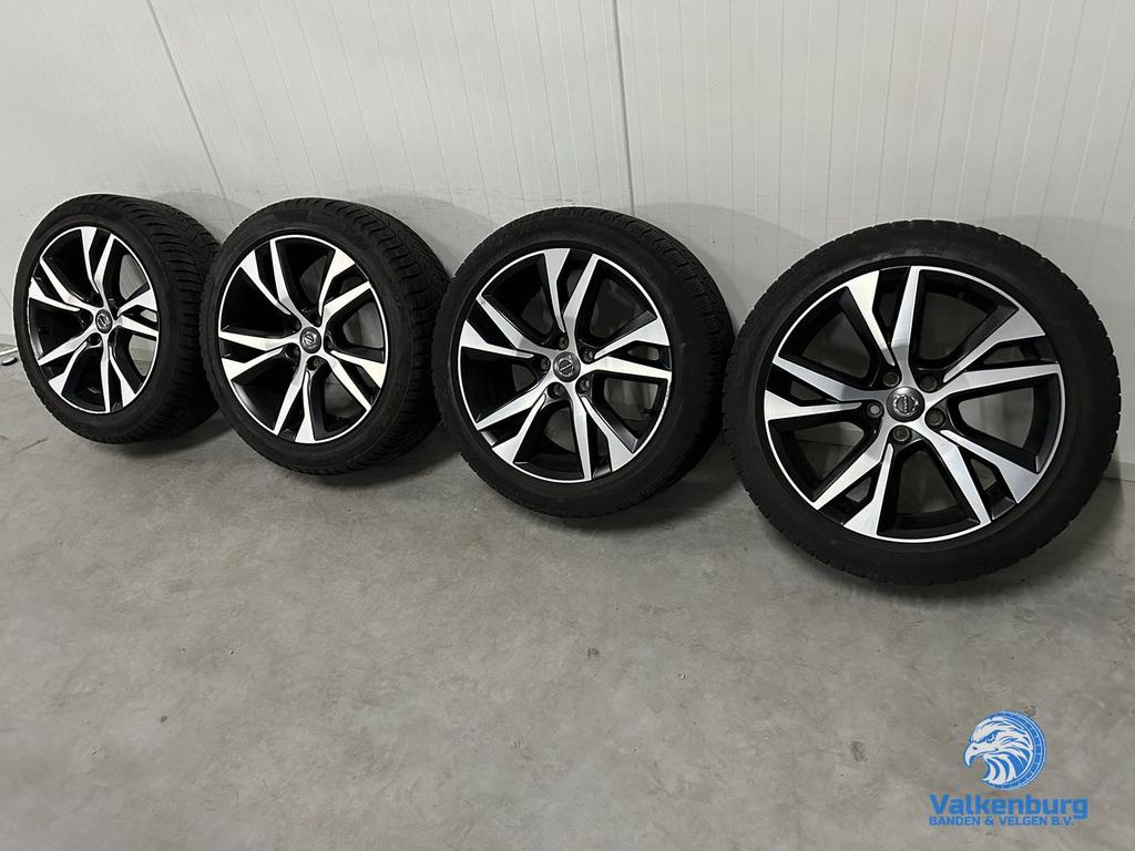 6mm! Originele Volvo S60 V60 5-Double Spoke Matt Black Diamo, Pneus et Jantes, Pneus hiver, Véhicule de tourisme, -