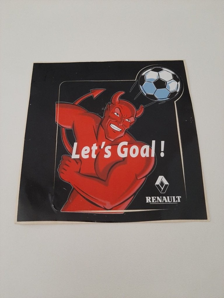 sticker Rode duivels, Ophalen, Zo goed als nieuw, Sticker