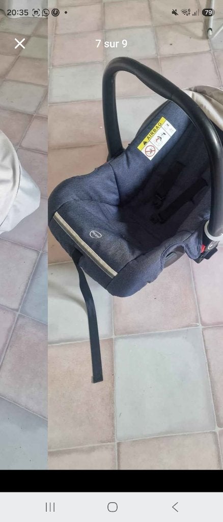 Pousette bebe, Autres marques, Poussette combi, Avec siège auto, Enlèvement