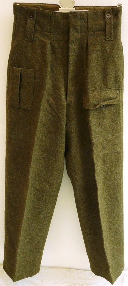 Broek, Gevechts, Uniform VT, M37, MvO, maat 47, KL, 1958.(1), Enlèvement ou Envoi, Armée de terre, Vêtements ou Chaussures