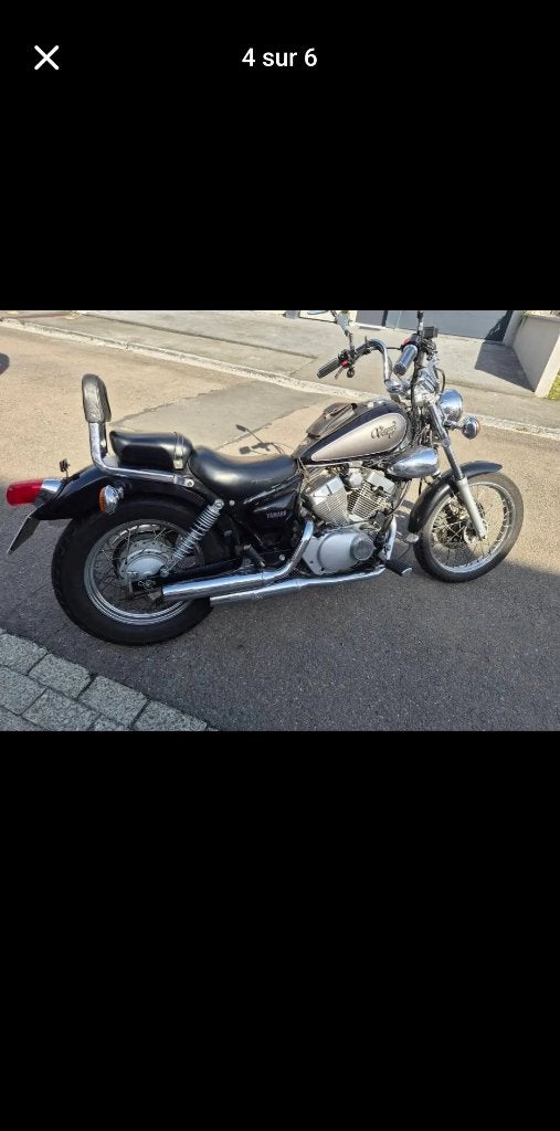 Moto yamaha vitago 125cc en parfait état sans aucun frais, Occasion, Chopper, 2 cylindres, Particulier