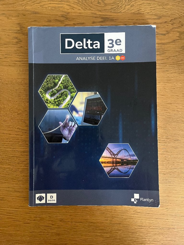 Delta 3e graad analyse deel 1A, Boeken, Ophalen, ASO, Wiskunde A, Plantyn