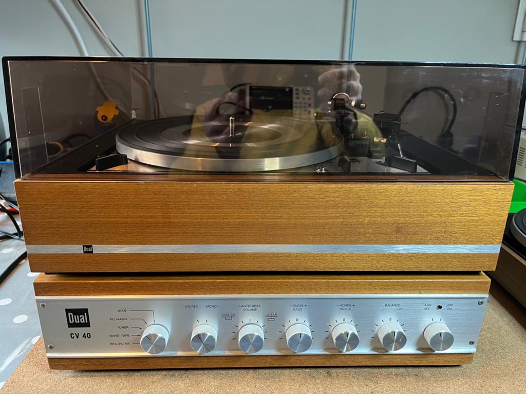 Tourne-disque Dual 1216, Enlèvement, Reconditionné, Tourne-disque, Dual