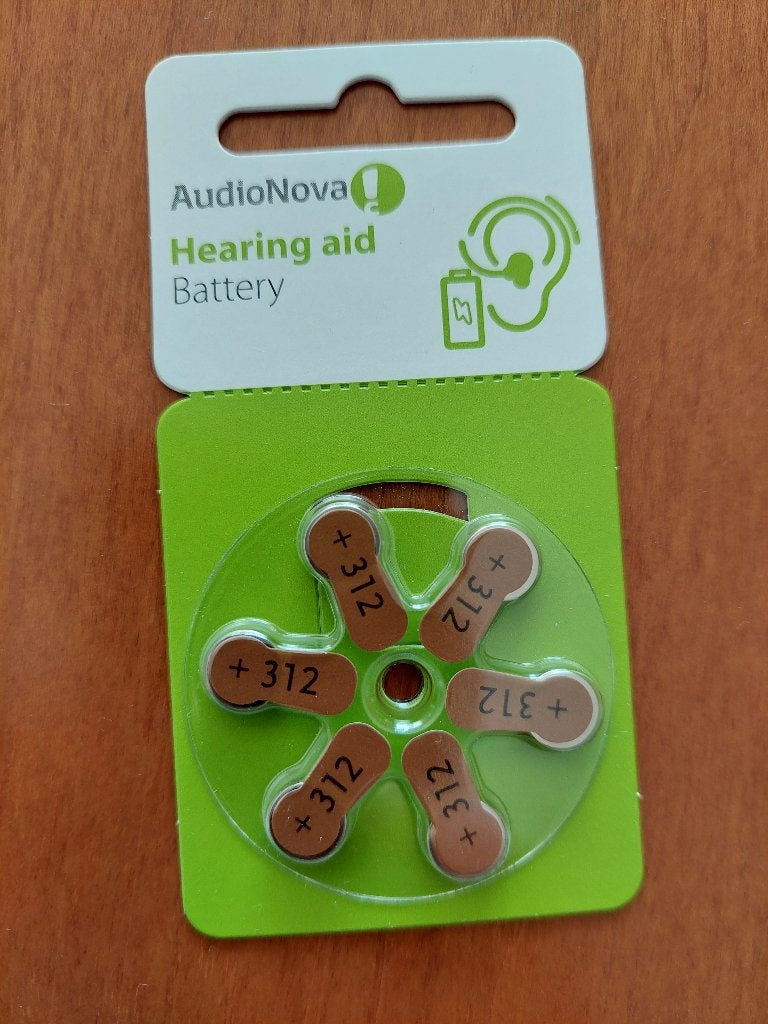 Audionova batterij nr 312 voor gehoorapparaat, Ophalen, Nieuw