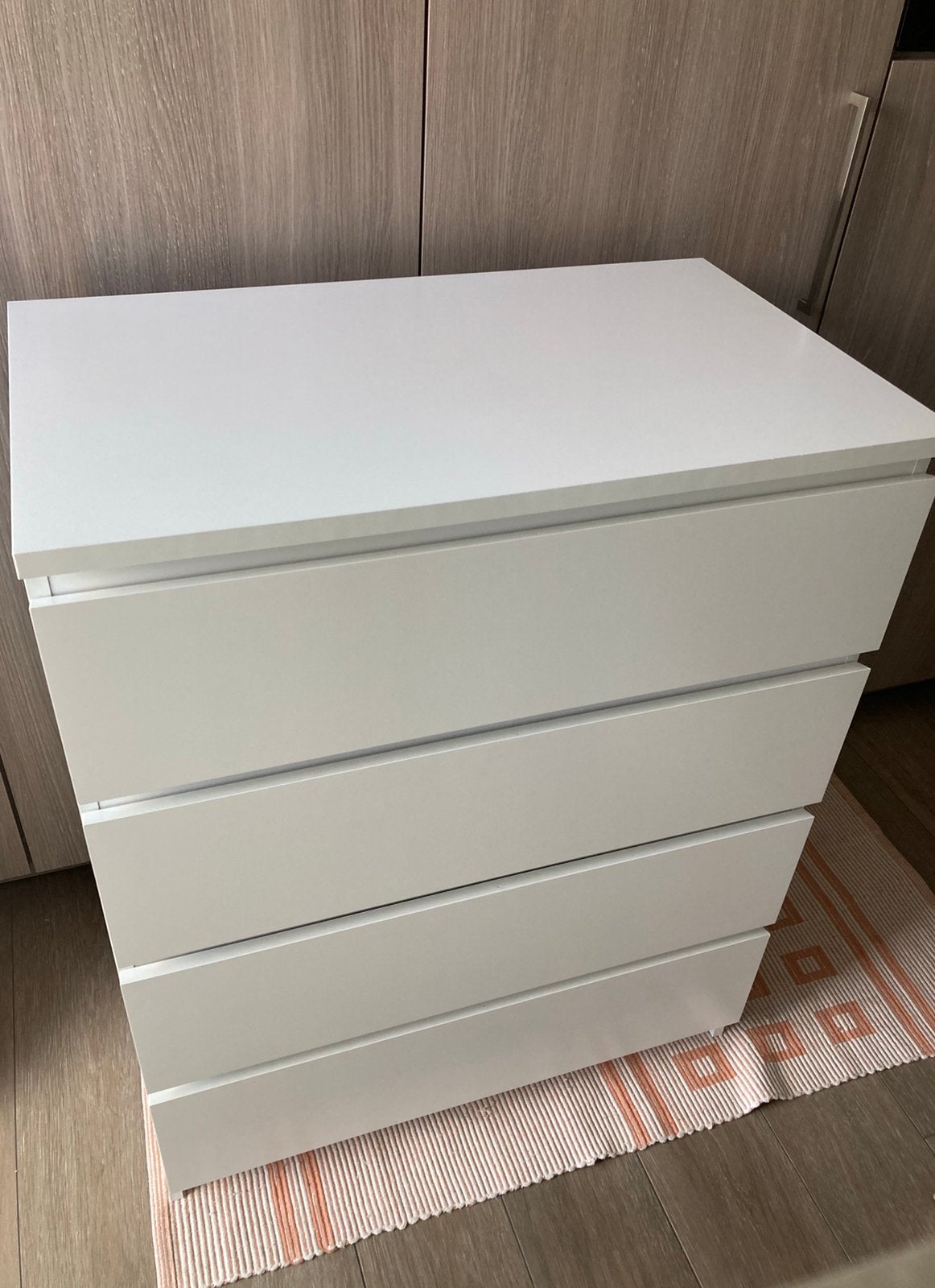 Ikea malm ladenkast 4 lades wit, Ophalen, Gebruikt