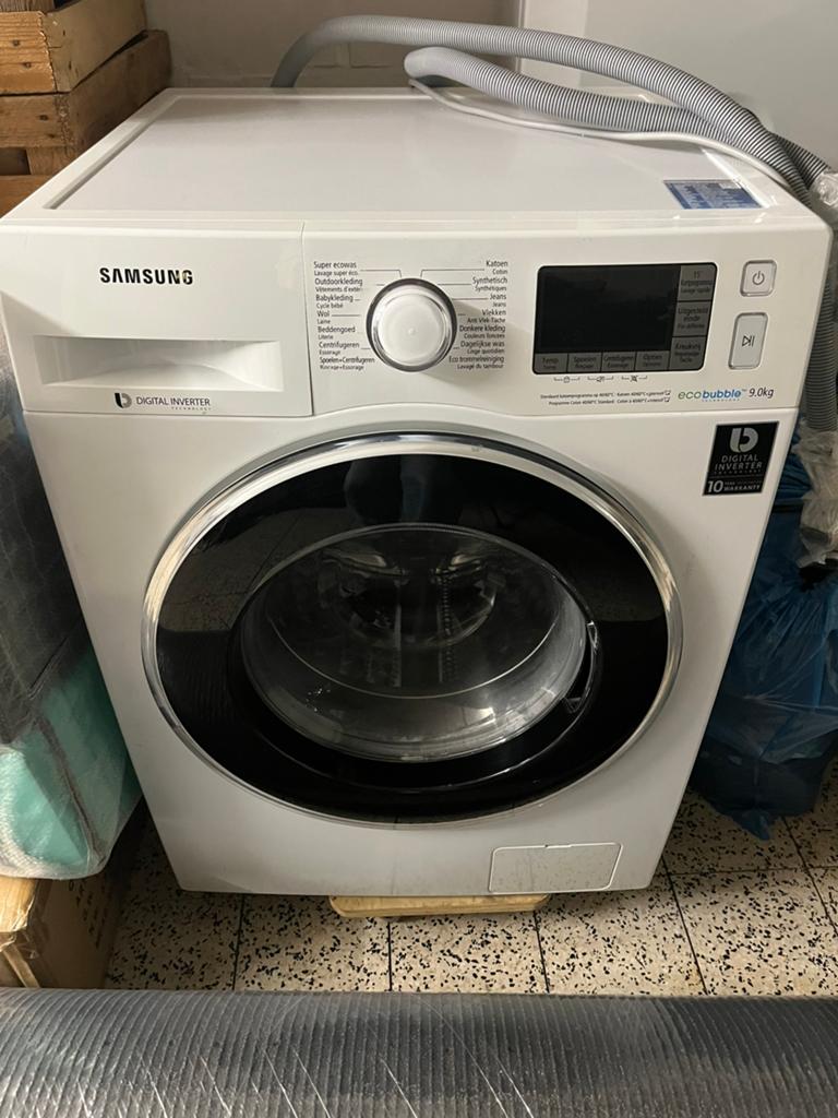 Wasmachine samsung eco bubble, Elektronische apparatuur, Wasmachines, 8 tot 10 kg, Ophalen, Gebruikt, Voorlader