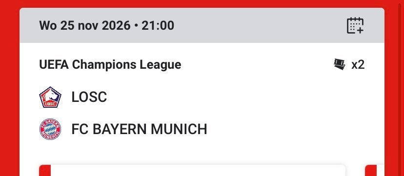 Lille- Bayern Munchen 25/11