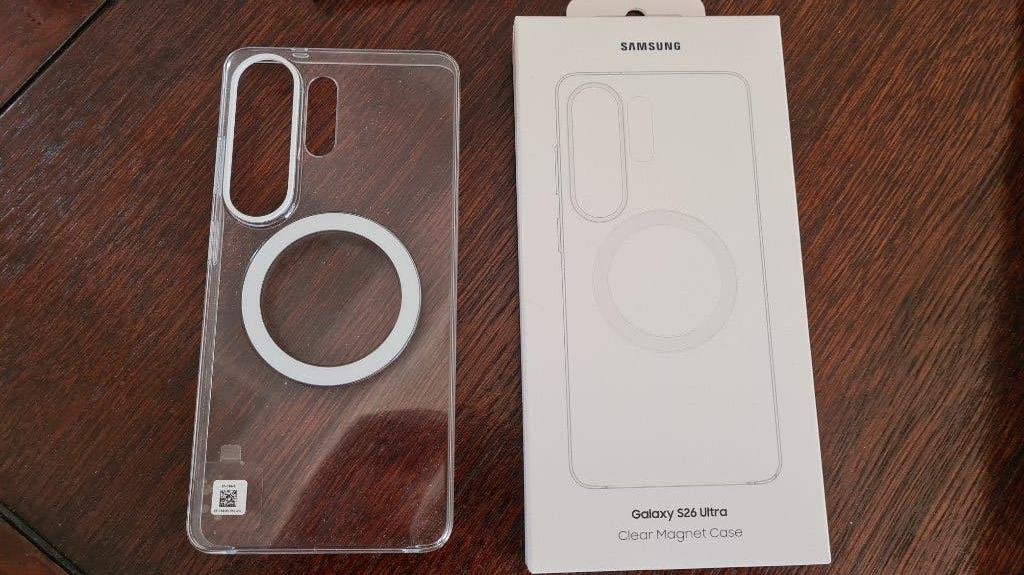 Samsung Galaxy S26 Ultra Clear Magnet Case, Ophalen of Verzenden, Zo goed als nieuw, Frontje of Cover