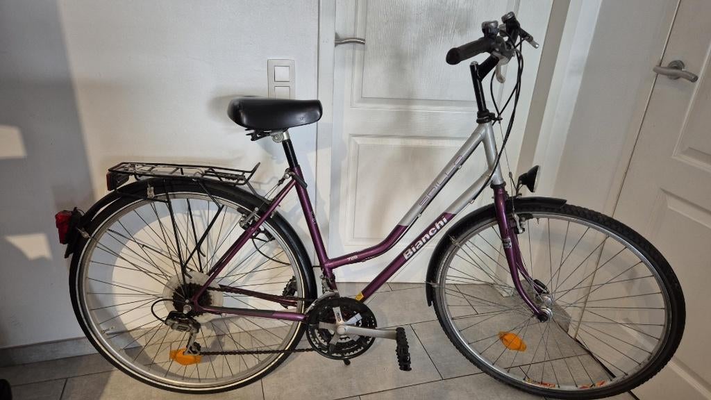 Meisjesfiets "Bianchi" Italia , 28 inch - goede staat fiets, Fietsen en Brommers, Gebruikt, Versnellingen, Bianchi, Ophalen