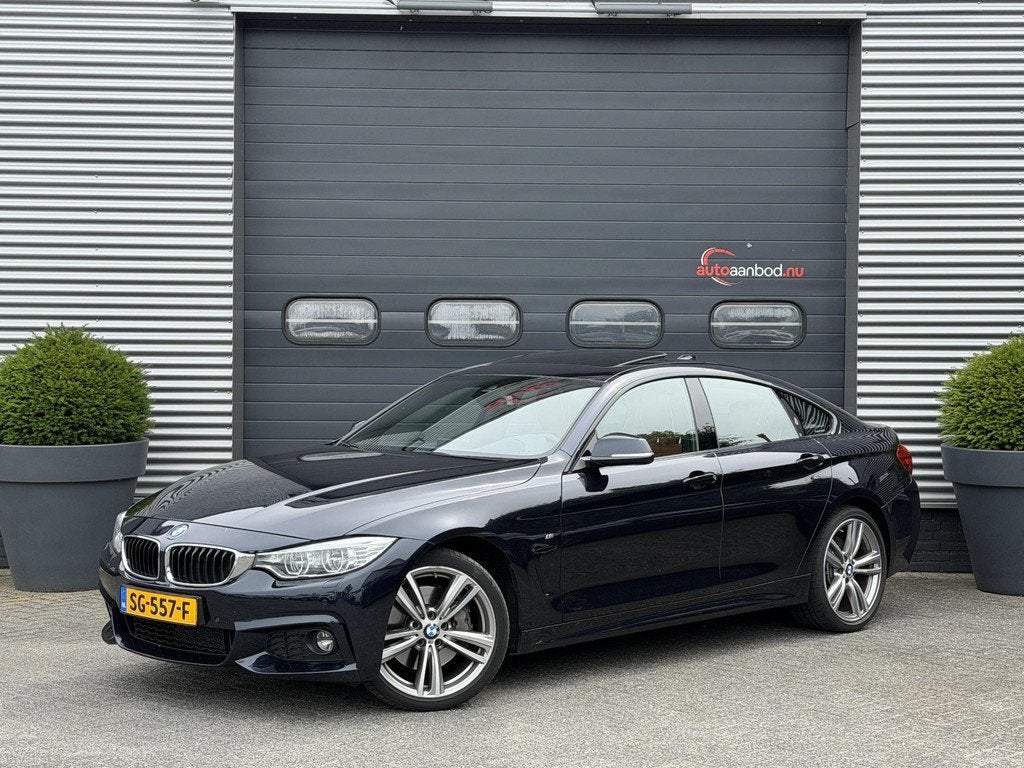 BMW 4-serie Gran Coupé 440i xDrive High Executive M-Sport |, Auto's, 326 pk, Zwart, Leder, 5 zetels