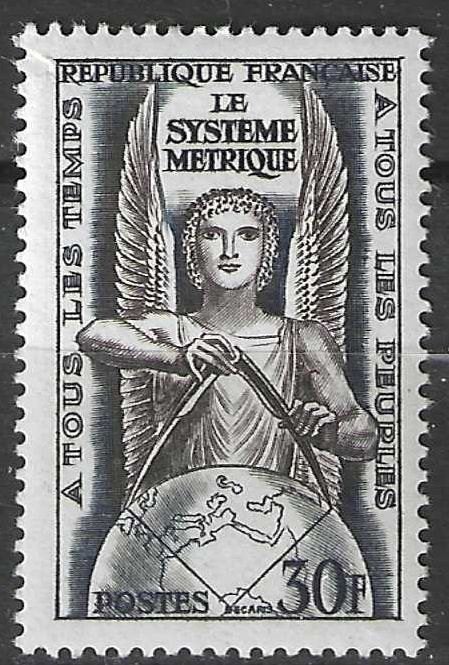 Frankrijk 1954 - Yvert 998 - Maten en Gewichten (PF), Verzenden, Postfris