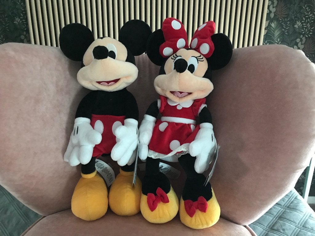 Peluches Disney Mickey & Minnie Classique 47 cm, Enlèvement ou Envoi, Mickey Mouse, Comme neuf, Peluche