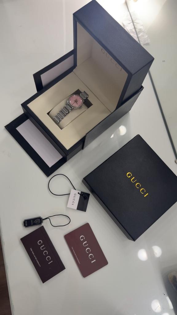 Montre Gucci, Ophalen of Verzenden, Zo goed als nieuw