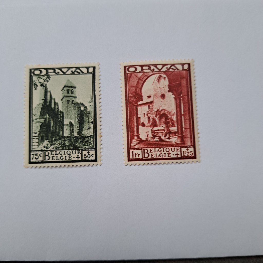 Timbres belges, Timbres & Monnaies, Timbres | Europe | Belgique, Enlèvement ou Envoi, Non oblitéré, Trace d'autocollant
