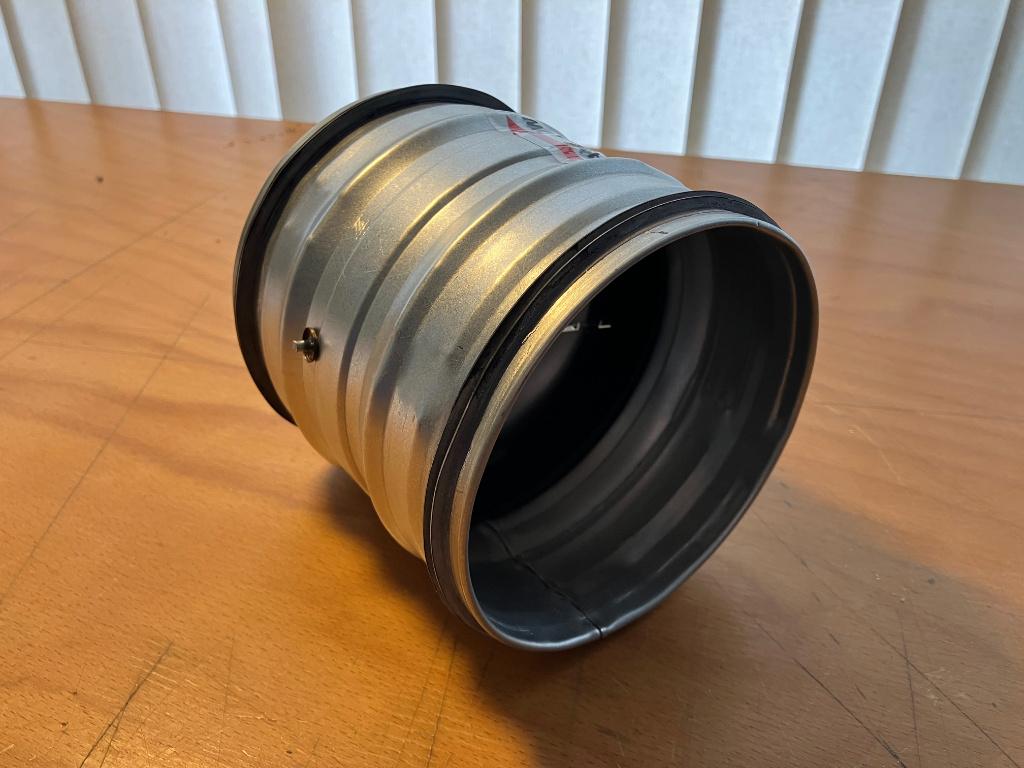 Clapet anti-retour avec caoutchouc d'étanchéité Ø 125 mm, Enlèvement ou Envoi, Neuf, Extracteur