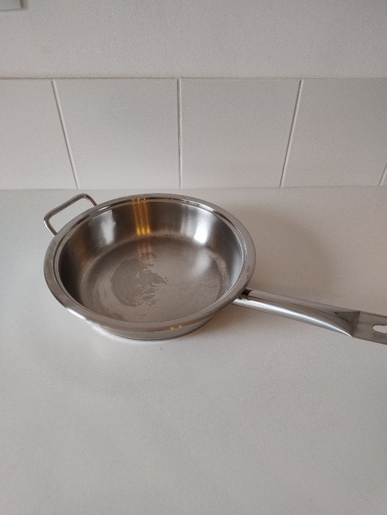 Braadpan - 25 cm - 5 euro, Maison & Meubles, Cuisine | Casseroles & Poêles, Inox, Comme neuf, Enlèvement, Autres marques
