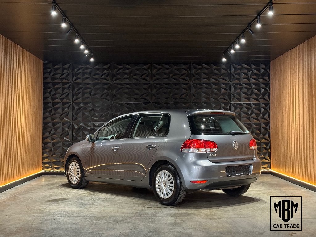 ✅Volkswagen Golf 6 1.4i 12 Maanden GARANTIE Airco 1.Eigenaar, Voorwielaandrijving, Euro 5, Stof, Zwart