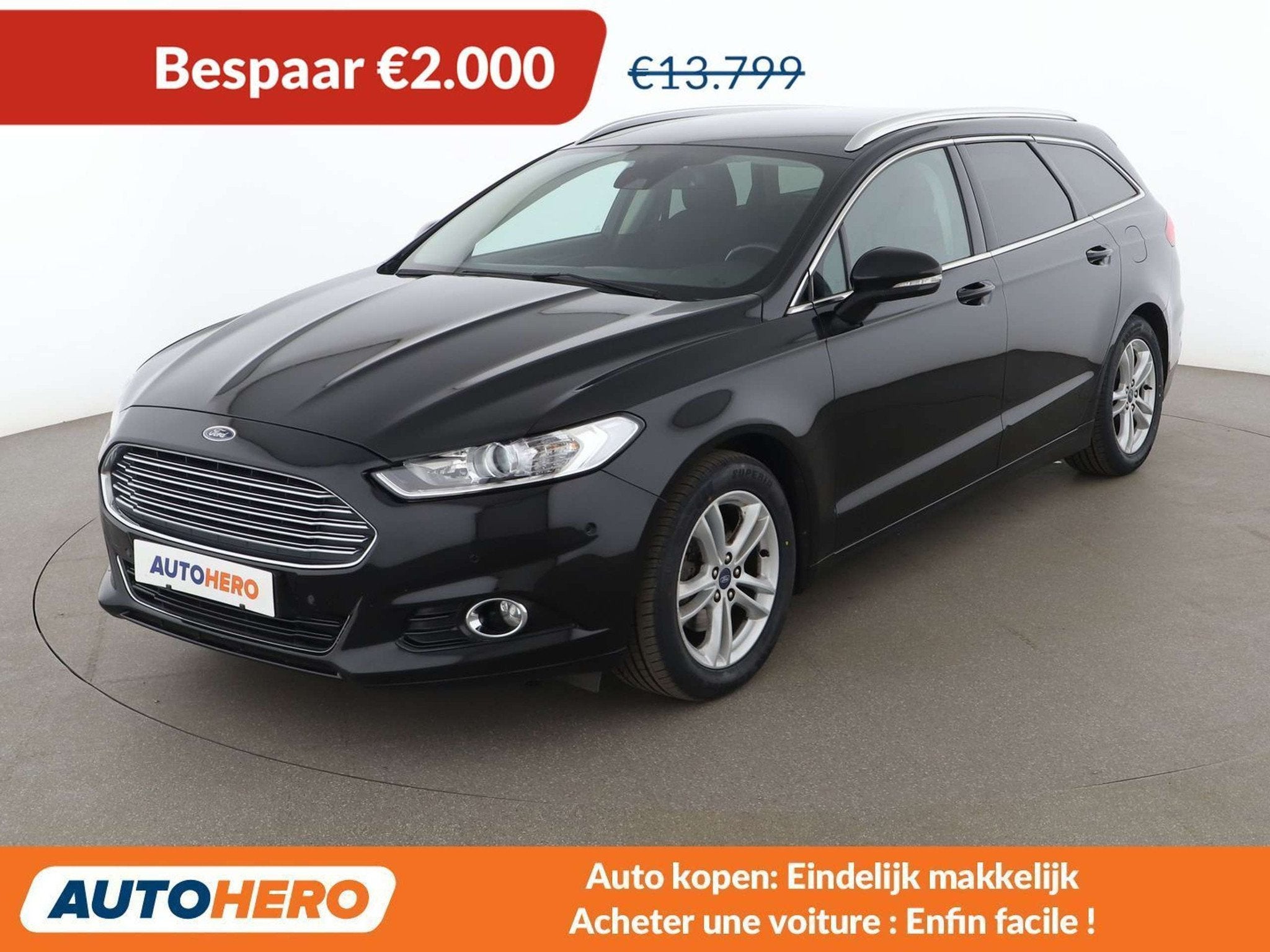 Ford Mondeo 2.0 TDCi Titanium (année de construction 2018), Achat, Mondeo, Noir, 5 portes