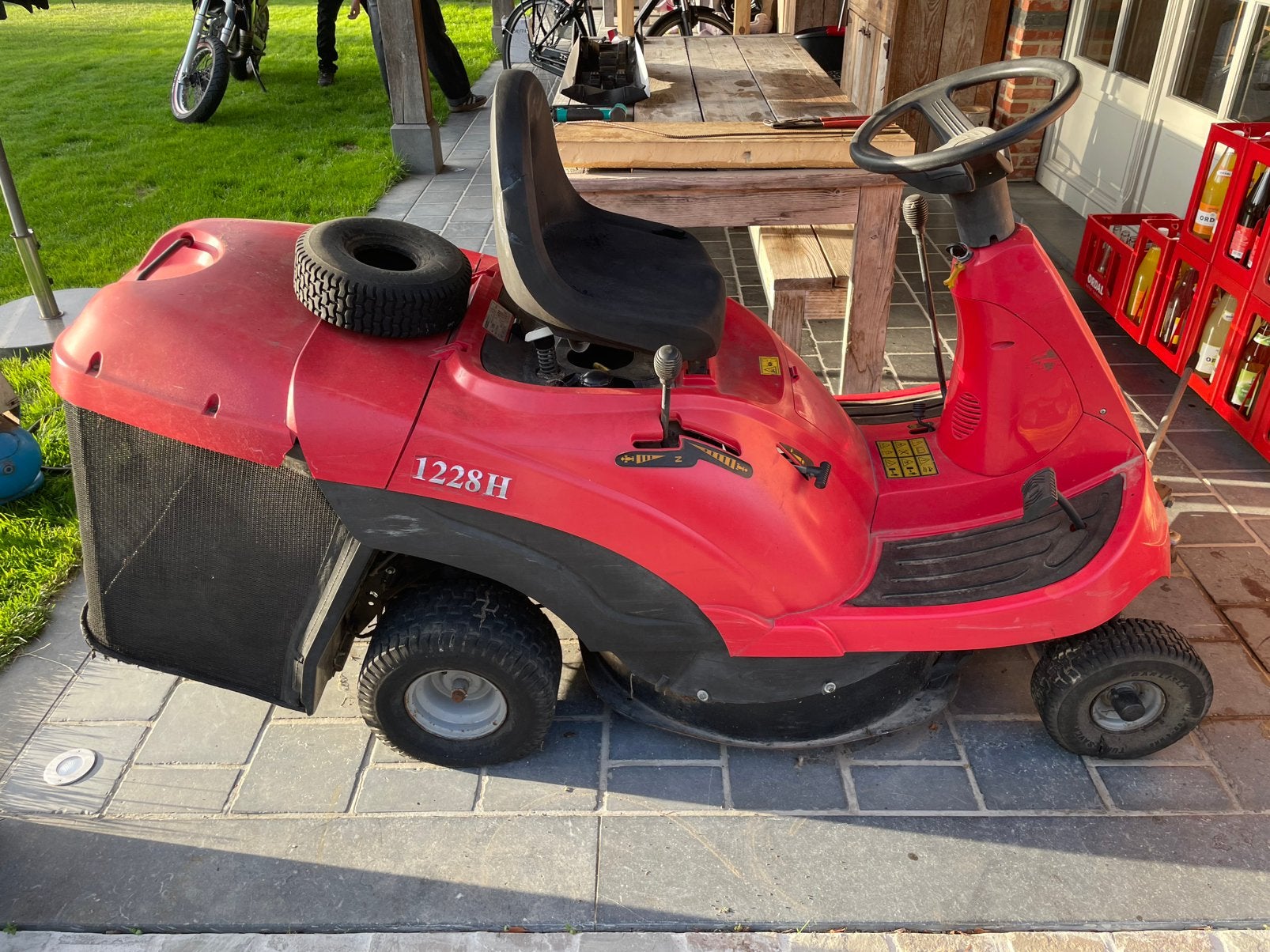 Zitmaaier mountfield 1228H, Tuin en Terras, Ophalen, Gebruikt, Elektrische starter, Minder dan 90 cm