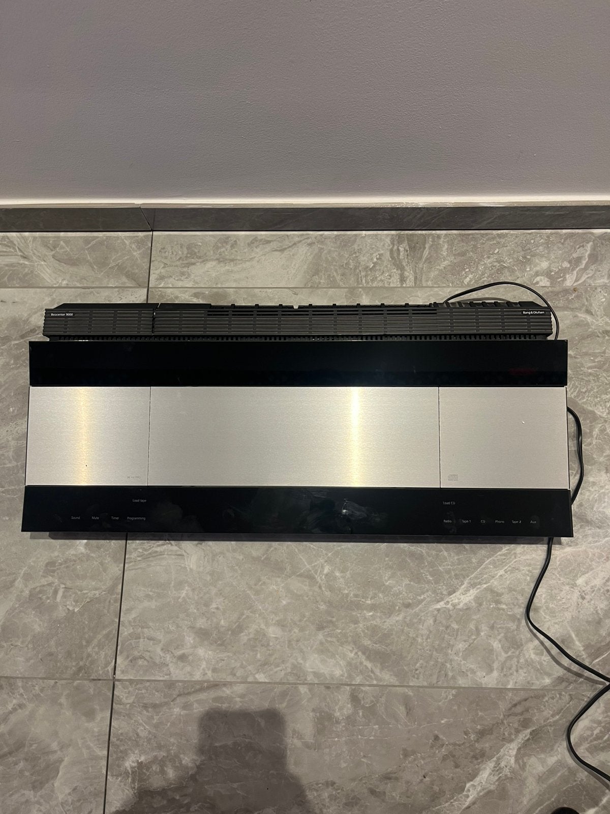 Bang & Olufsen Beocenter 9000 |Vintage design| CD, cassette,, Ophalen of Verzenden, Zo goed als nieuw