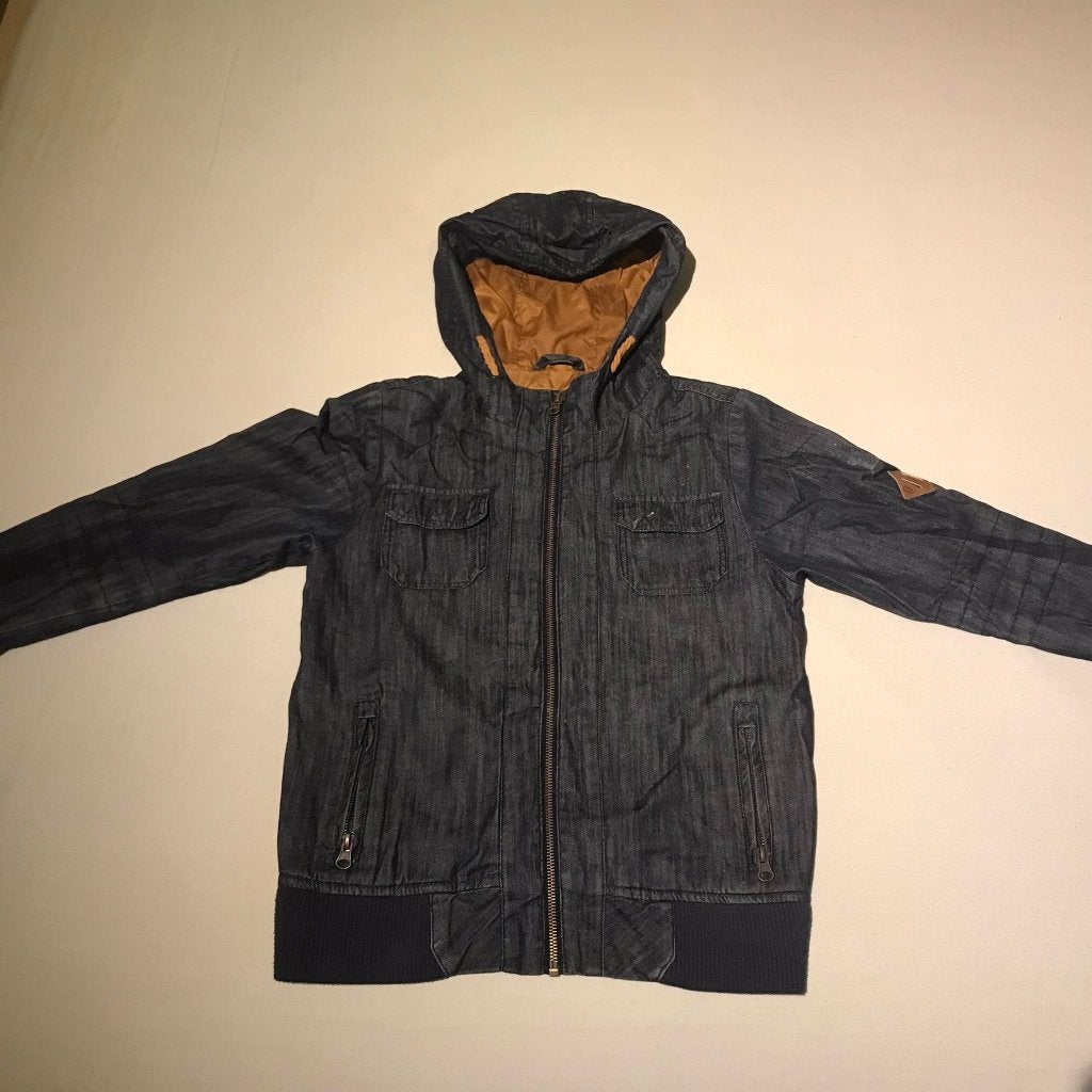 Blauwe jeansjas - Jbc - maat 134/140, Enfants & Bébés, Vêtements enfant | Taille 134, Utilisé, Garçon, Manteau, Enlèvement ou Envoi