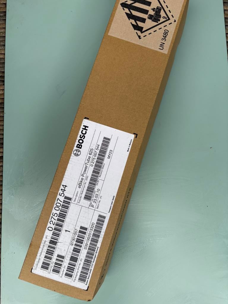 Bosch powertube vertikaal 625 wh nieuw in doos met garantie, Fietsen en Brommers, Ophalen