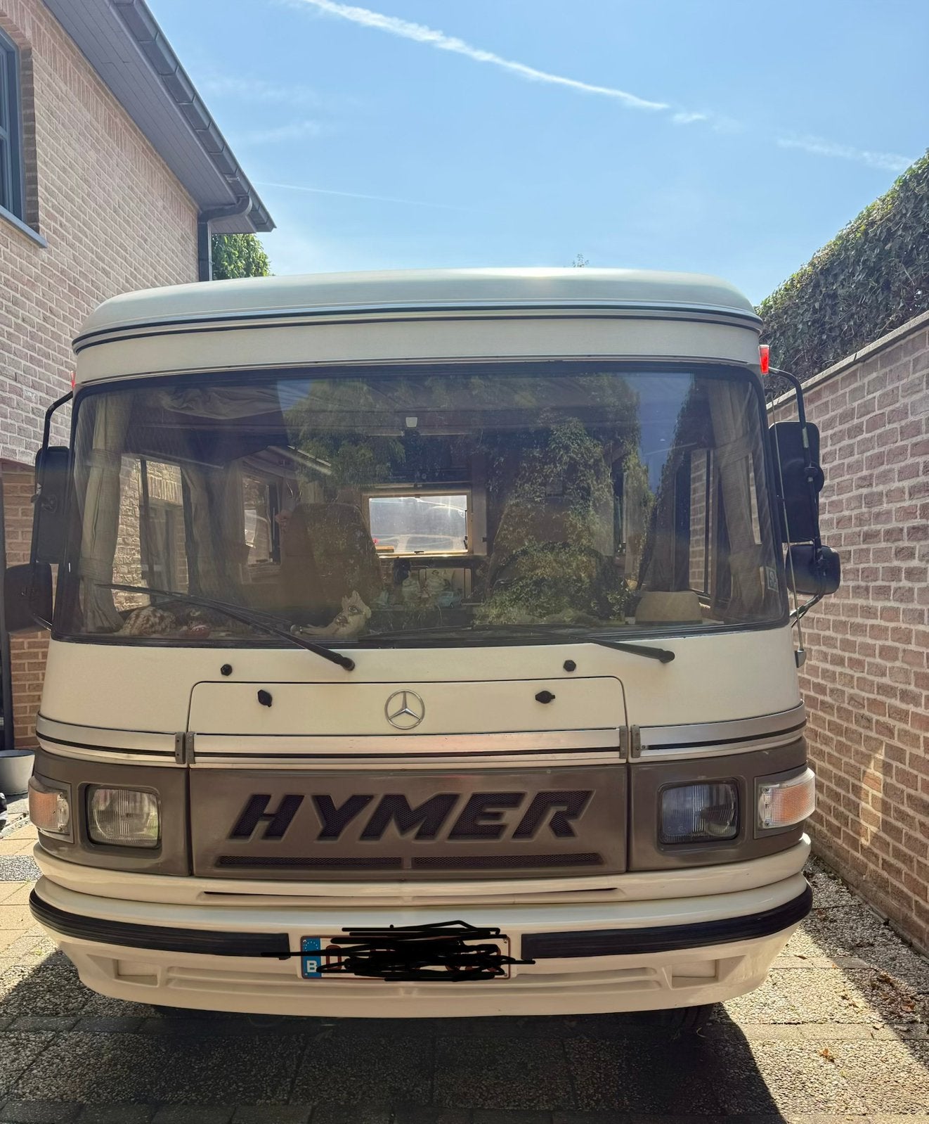 Mooie hymer S 555 mercedes 310 D 5 oldtimer 1989, Caravans en Kamperen, Mobilhomes, Douche, Particulier, Hymer, Mercedes