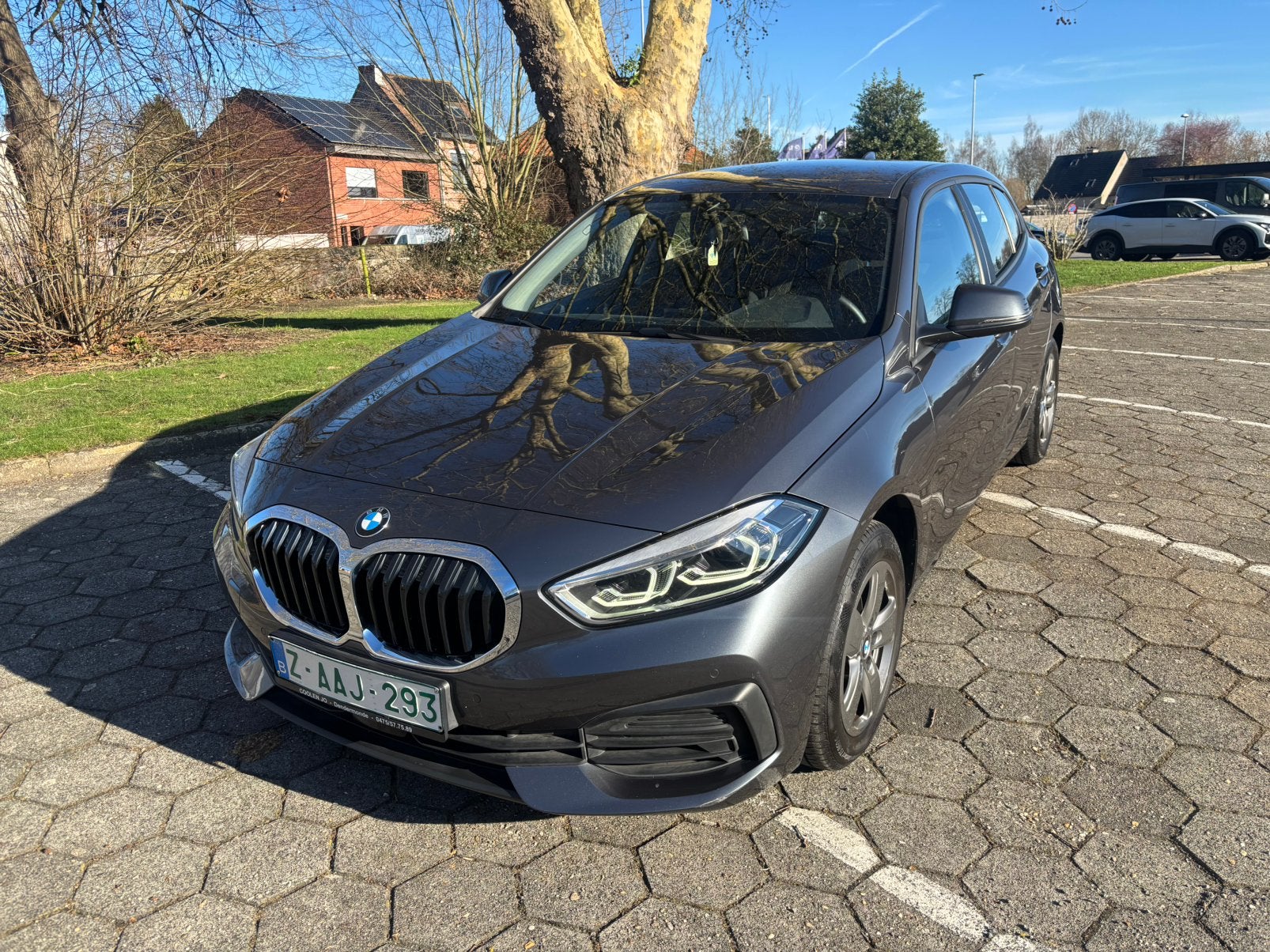 Prachtige BMW 116i F40 benzine 2021 in top staat met opties, Voorwielaandrijving, 107 g/km, Bedrijf, 3 cilinders