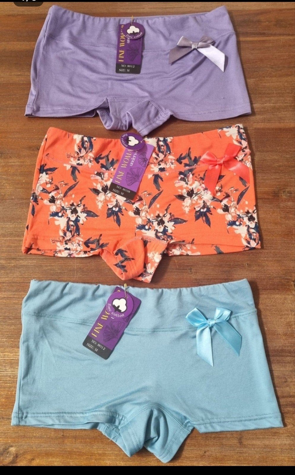 Fine Woman 3x Nieuwe Dames Boxers Maat M, Kleding | Dames, Fine Woman, Ophalen of Verzenden, Meerkleurig, Broekje of Short