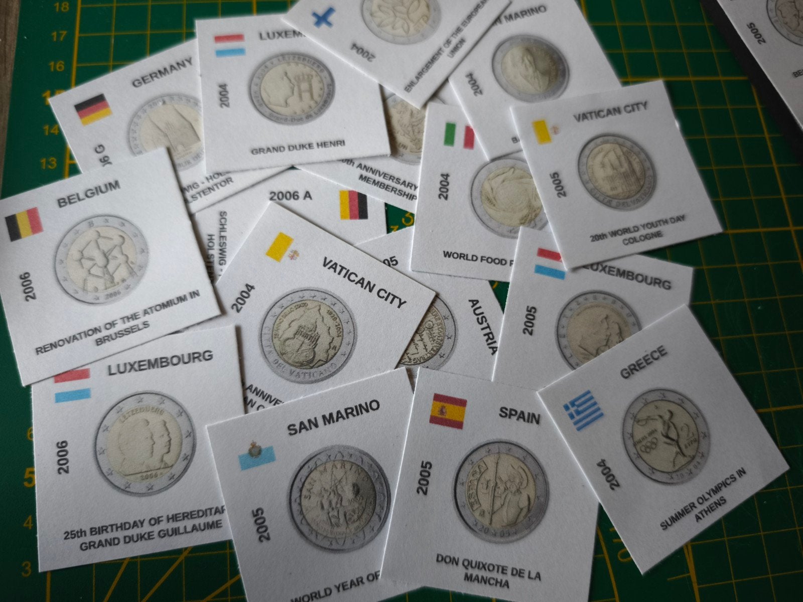 Euromunten labels, Postzegels en Munten, Ophalen of Verzenden