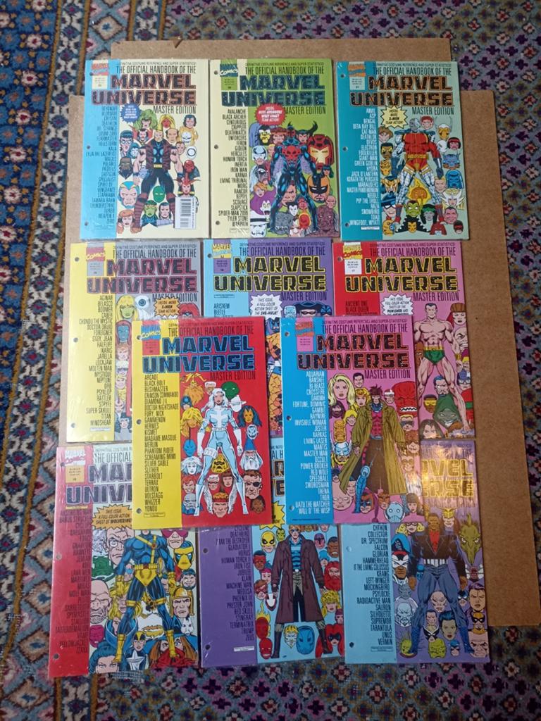 Lot 11 Comics Marvel Us - Het officiële handboek, Boeken, Eén comic, Ophalen, Nieuw, Amerika