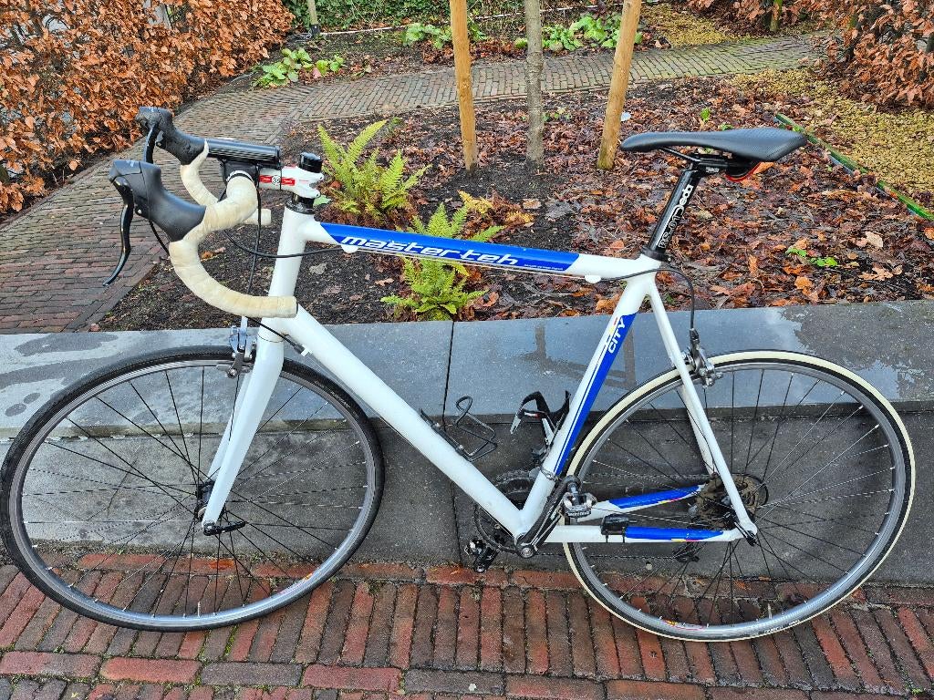 Mastertech racefiets – aluminium frame & carbon vork, Autres marques, Aluminium, Comme neuf, Enlèvement