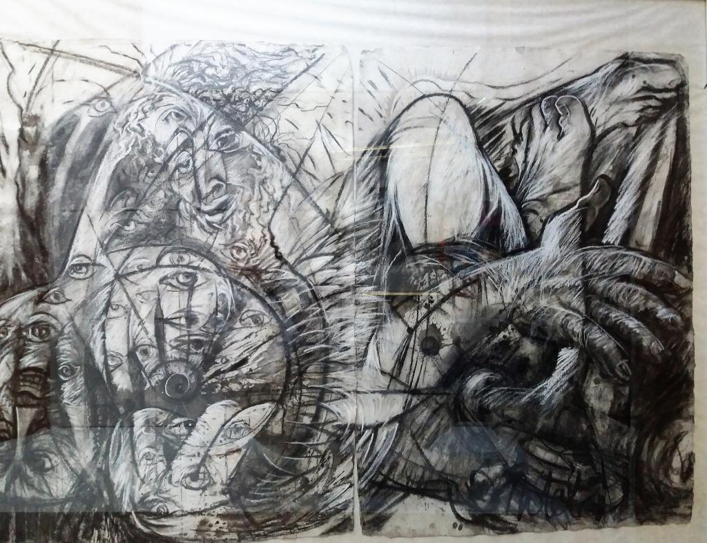 Gouache van Marcel NOTEBAERT, Antiek en Kunst, Kunst | Litho's en Zeefdrukken, Ophalen