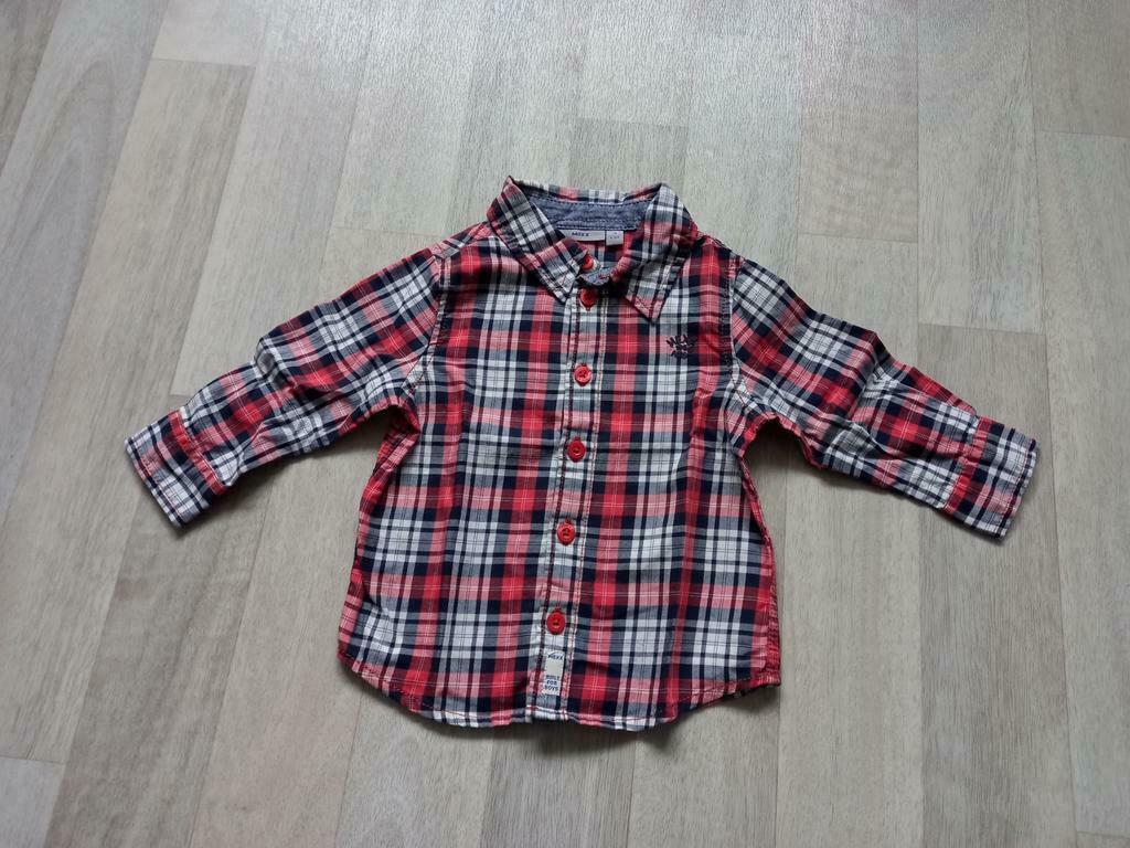 Hemdje Mexx maat 74, Kinderen en Baby's, Babykleding | Maat 74, Mexx, Ophalen of Verzenden, Zo goed als nieuw, Overhemdje of Bloesje