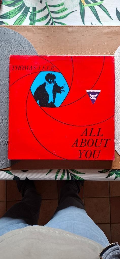 Maxi single Thomas Leer - All about you, Ophalen of Verzenden, Gebruikt, 12 inch, Pop