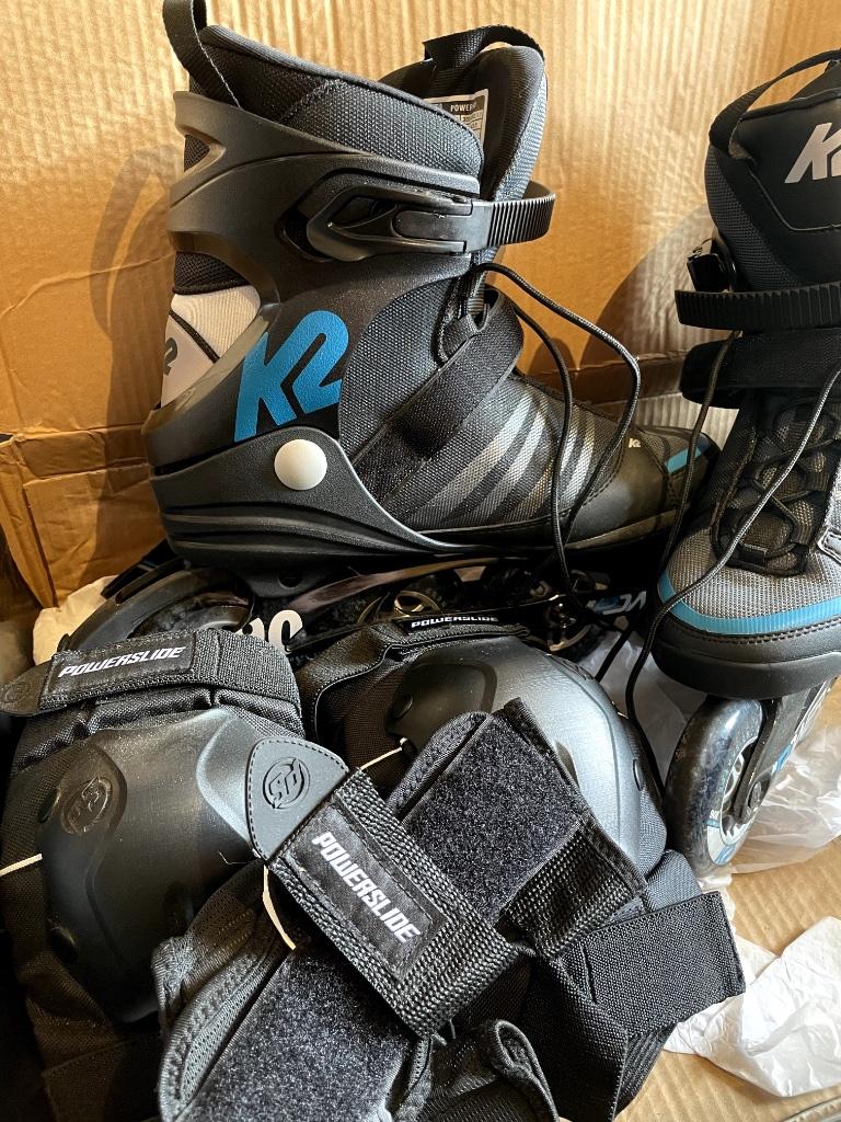 K-2 Power 90 Inline Skates, Sport en Fitness, K2, Ophalen of Verzenden, Zo goed als nieuw, Bescherming