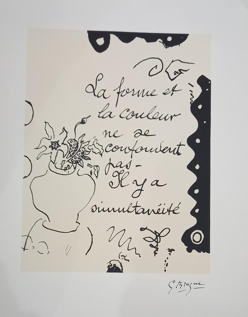 Georges Braque - La Forme, Antiek en Kunst, Ophalen of Verzenden