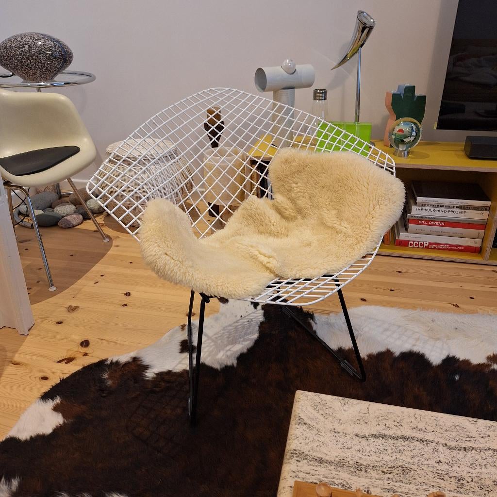 Fauteuil Diamond Harry Bertoia pour Knoll International, Enlèvement