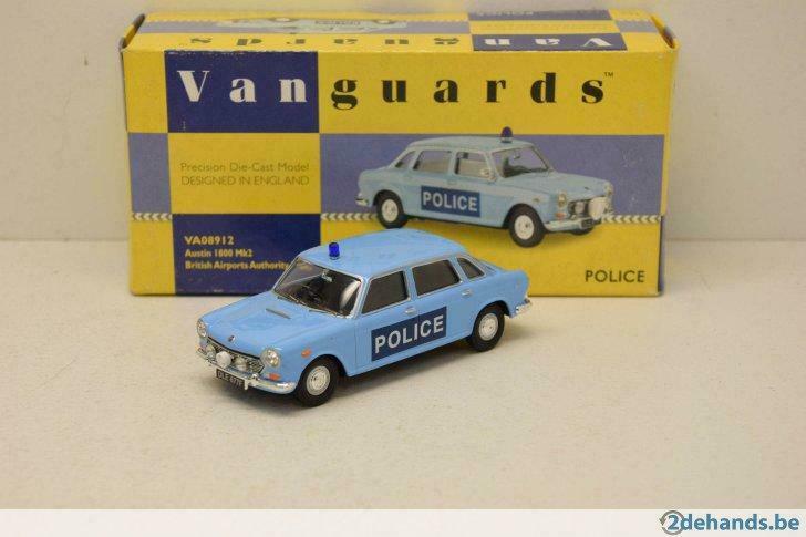 1:43 Corgi Austin 1800 MK2 1975 luchthaven Politie, Enlèvement ou Envoi, Comme neuf, Voiture