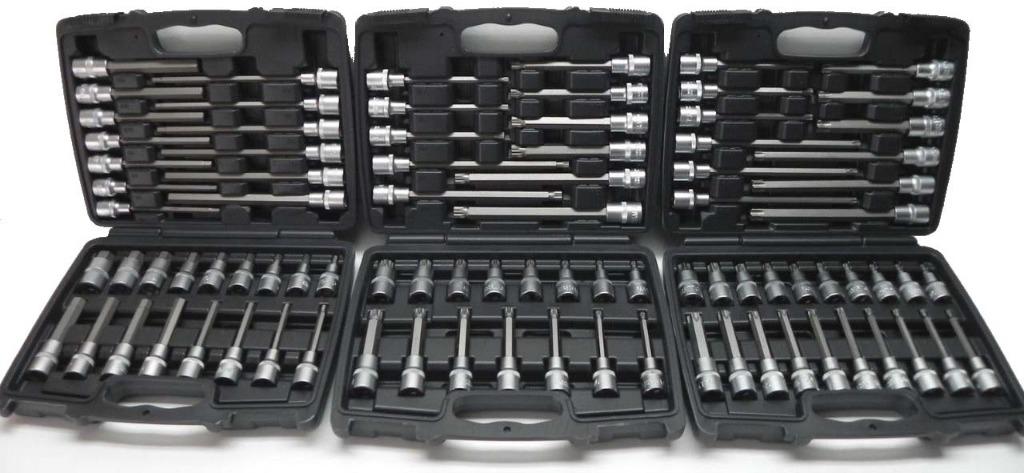 E-Torx Dop- bitset 88dlg. - 3 koffers - Nieuw, Ophalen of Verzenden, Nieuw