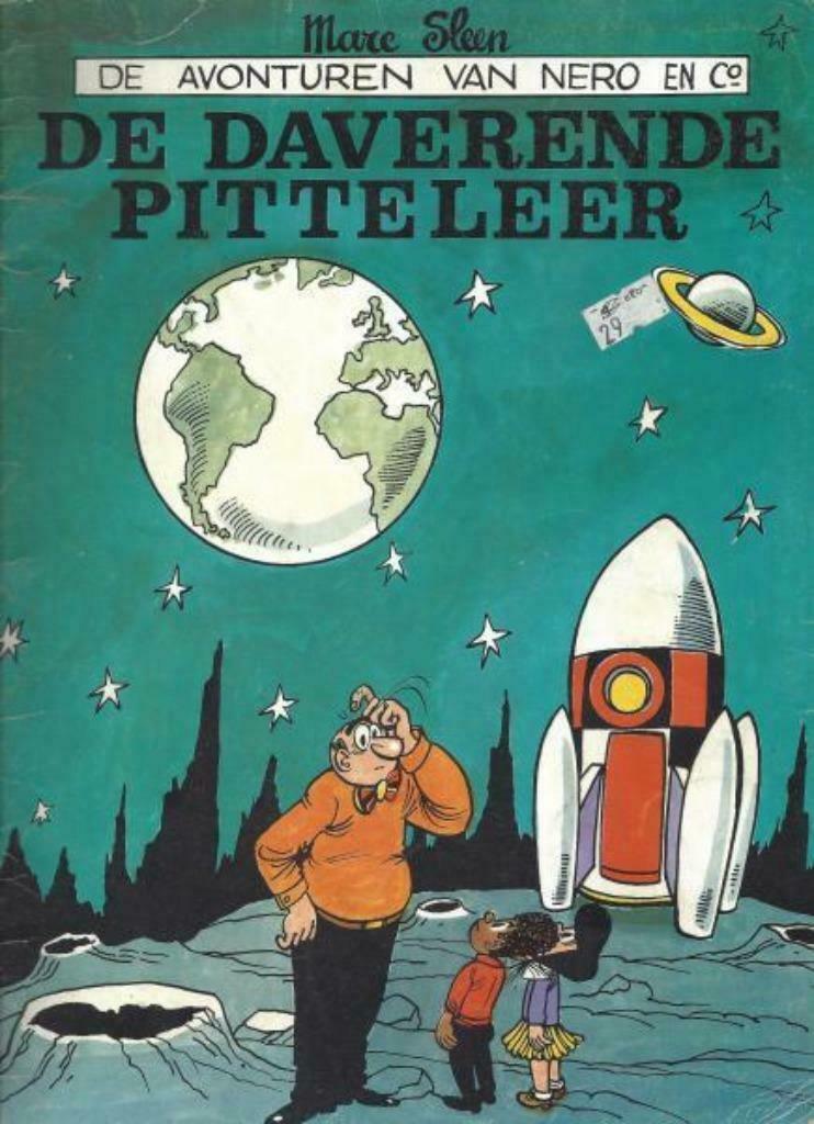 Nero - De daverende pitteleer - 1979, Gelezen, Marc Sleen, Eén stripboek, Ophalen of Verzenden