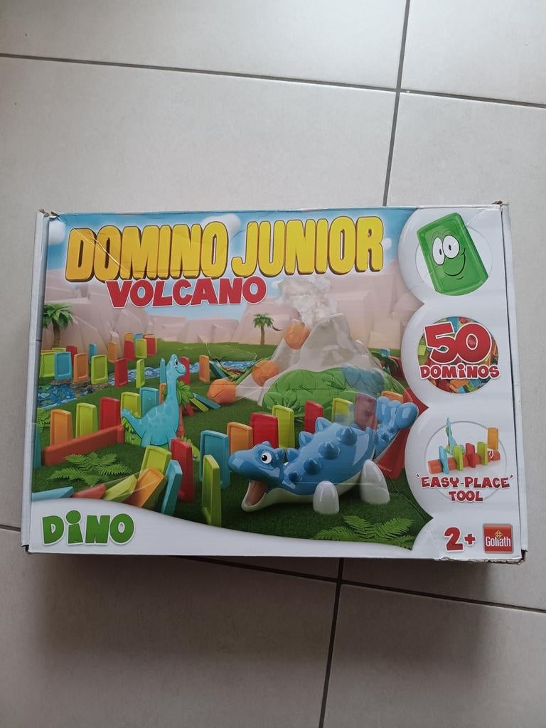 Domino junior volcano dino, Ophalen of Verzenden, Gebruikt