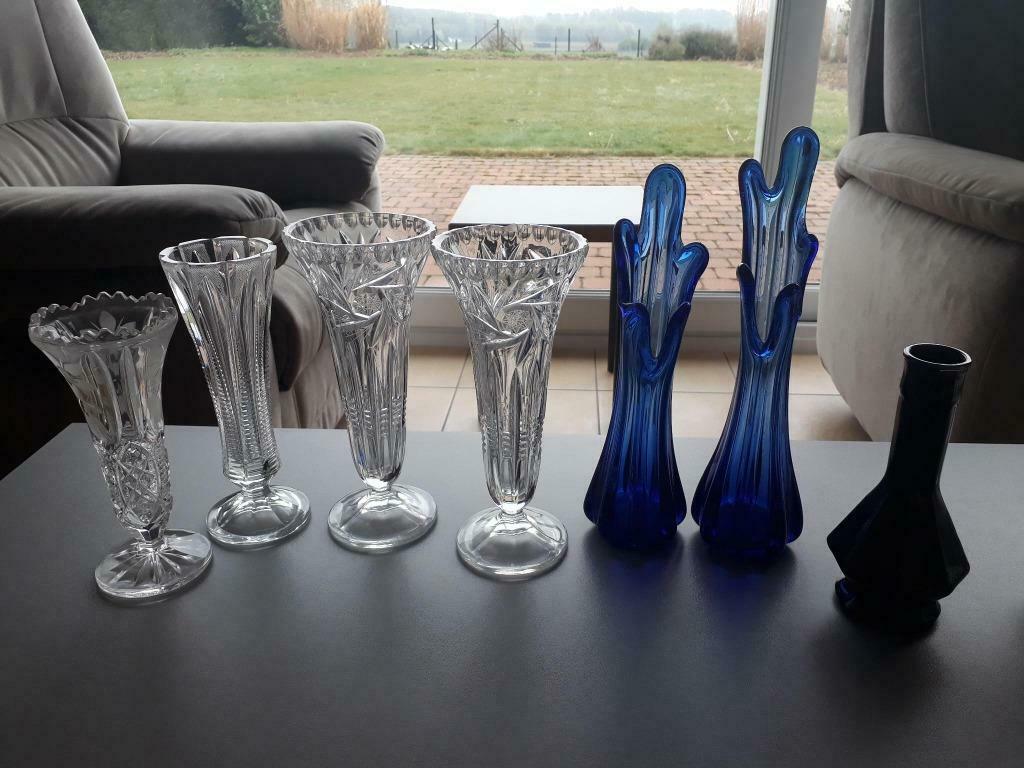 vaas, vaasjes, Ophalen, Zo goed als nieuw, Glas, Minder dan 50 cm