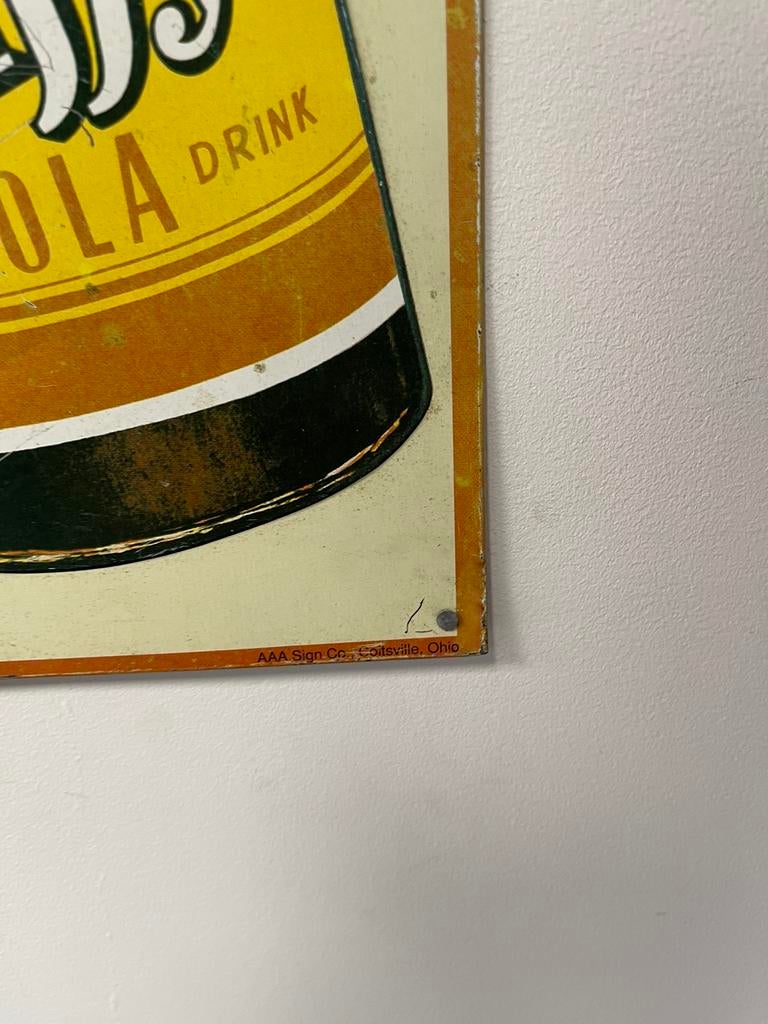 Spiffy Cola oud reclame bord, Ophalen of Verzenden, Gebruikt, Reclamebord