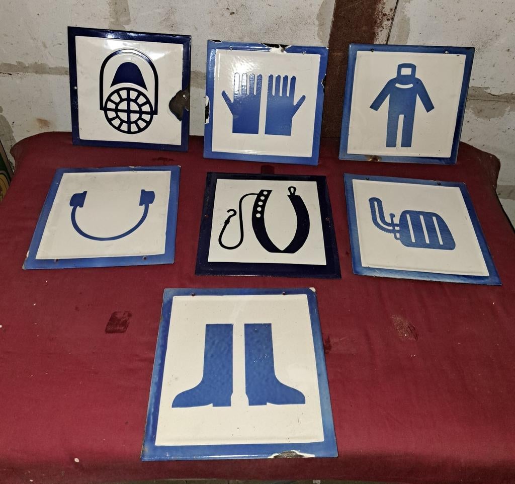 Emaille borden Emaille platen decoratie, Enlèvement ou Envoi