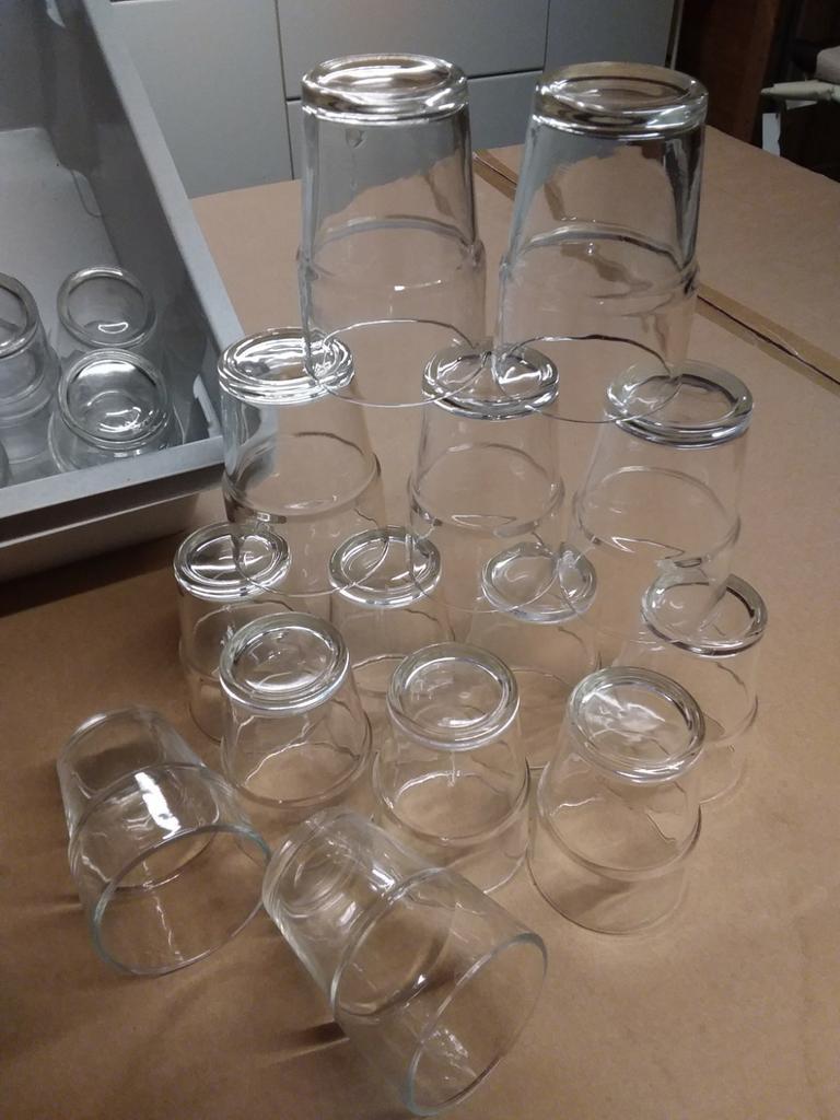 Dessertglas, amuseglas, lot glazen 50 stuks, Ophalen of Verzenden, Zo goed als nieuw, Glas