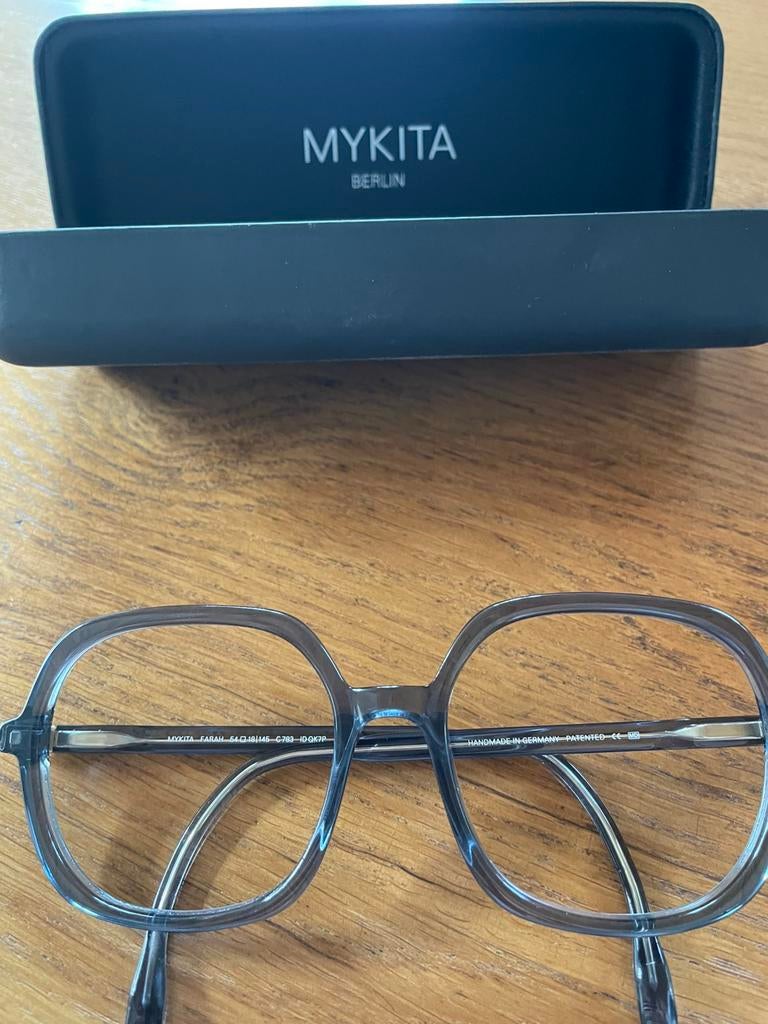 Mykita brilmontuur Farah, Blauw, Zo goed als nieuw, Bril, Ophalen