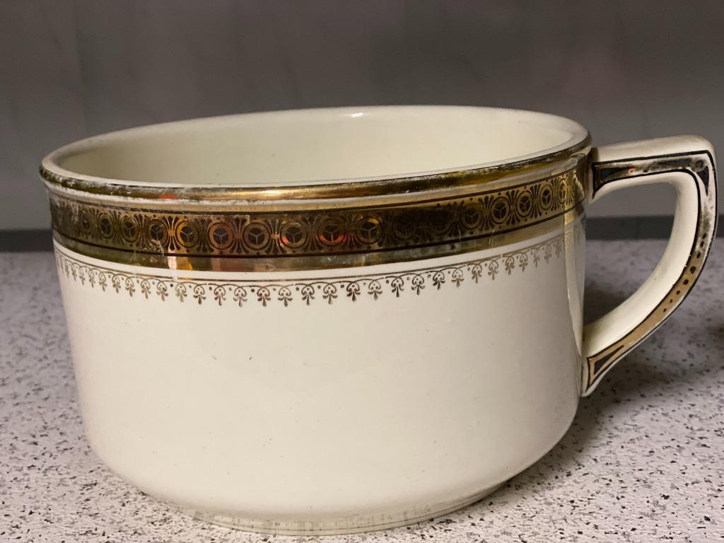 Porseleinen nachtpot/po Boch, Antiquités & Art, Antiquités | Porcelaine, Enlèvement