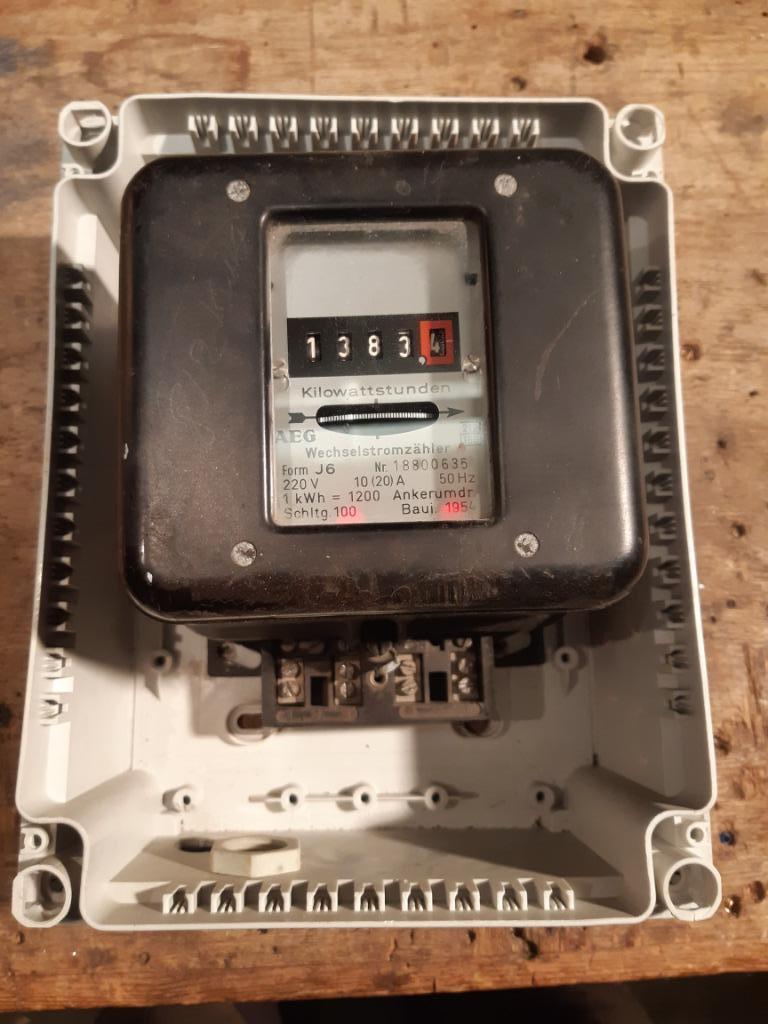 Analoge elektriciteitstellers, Enlèvement ou Envoi, Utilisé, Électricité